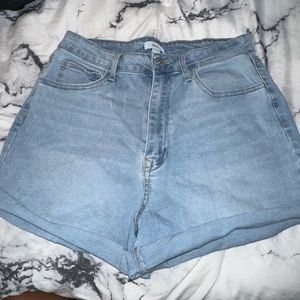 Forever 21 light denim shorts